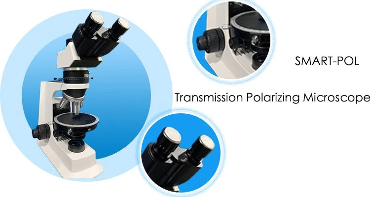 SMART-POL Transmission Polarizing trinocular Microscope