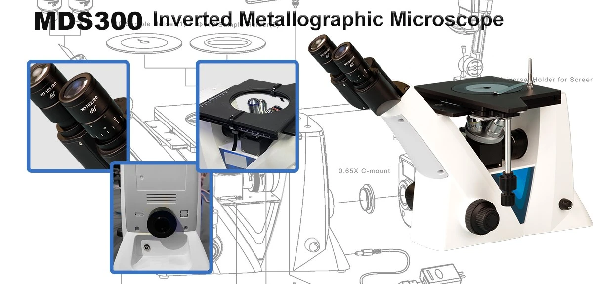product-1200-575 Binocular Inverted Metallographic Microscope prices