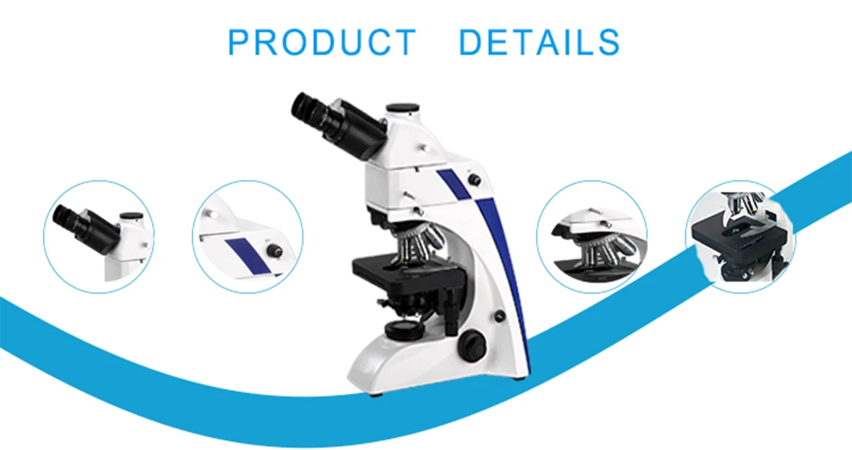 Trinocular biological fluorescent Microscopy made in China Trinocular biological fluorescent Microscopy made in China