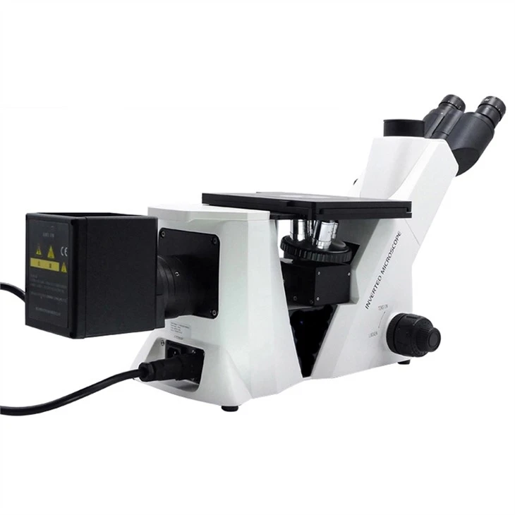 LED light source inverted metallographic microscope brightfield darkfield metallurgical microscope